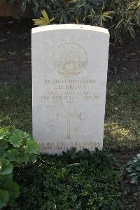 Ismailia War Memorial Cemetery - Brown, John David